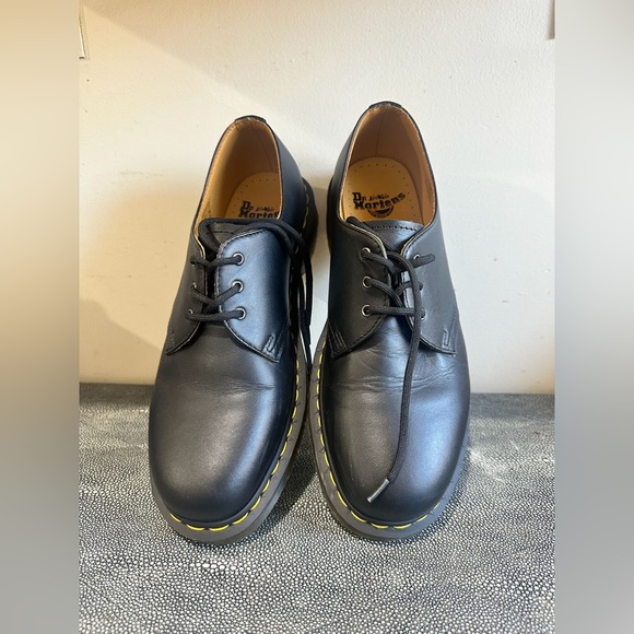 Dr. Martens Black Leather Oxfords - Picture 1 of 10